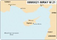 820021 - M 21 South Coast of Turkey, Lebanon, Syria, Cyprus